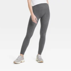 Women's High Waisted Cotton Seamless Fleece Lined Leggings - A New Day™ -A New Day GUEST 04147627 f759 40af b038 3f65353d1dad