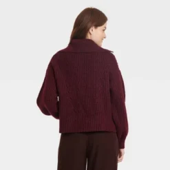 Women's Quarter Zip Pullover Sweater - A New Day™