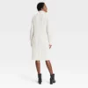 Women's Turtleneck Long Sleeve Cozy Sweater Dress - A New Day™ -A New Day GUEST 075b42f0 0444 48b9 97fb 5403046773c6