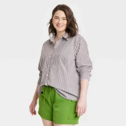 Women's Long Sleeve Relaxed Fit Button-Down Boyfriend Shirt - A New Day™ 9 Women's Long Sleeve Relaxed Fit Button-Down Boyfriend Shirt - A New Day™ -A New Day GUEST 0a603c23 968f 48cb a829 28ec30fd3cee