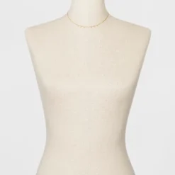 Small Circle Pendent Necklace - A New Day™ Gold