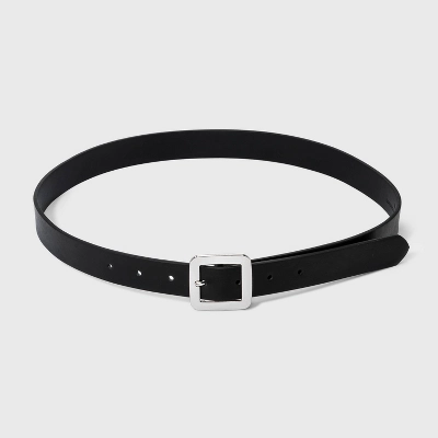 Women's Chunky Center Bar Belt - A New Day™ Black 4 Women's Chunky Center Bar Belt - A New Day™ Black - Image 2