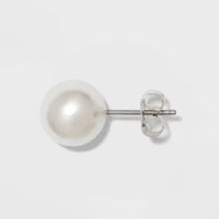 Stud Earring Set 8pc - A New Day™ Gold/Pearl