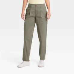 Women's High-Rise Pleat Front Tapered Chino Pants - A New Day™ -A New Day GUEST 23eb50f9 46ea 488a b670 3522d142ae42