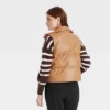 Women's Faux Leather Puffer Vest - A New Day™ -A New Day GUEST 34b4daea 380e 43e2 b538 4f6d4c67faa8