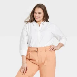 Women's Long Sleeve Oxford Button-Down Shirt - A New Day™ -A New Day GUEST 3a89ed87 ce41 40ff b2a7 fd3688fe7501