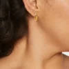 14K Gold Plated Tube Hoop Post Drop Earrings - A New Day™ -A New Day GUEST 3e36c063 db4d 4789 b049 41a54a87e5b2