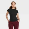 Women's Short Sleeve Ribbed 2pk Bundle T-Shirt - A New Day™ -A New Day GUEST 40f9b212 e51d 4486 9539 11e65b3d4b0a