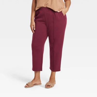 Women's High-Rise Regular Fit Tapered Ankle Knit Pants - A New Day™ 7 Women's High-Rise Regular Fit Tapered Ankle Knit Pants - A New Day™ - Image 5