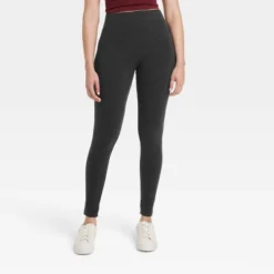 Women's High Waisted Cotton Seamless Fleece Lined Leggings - A New Day™ -A New Day GUEST 5367cb7e 5d96 43a8 b5b6 e8a677c1cf23