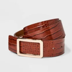 Women's Square Buckle Belt - A New Day™ -A New Day GUEST 537b8900 36c2 4b12 9518 35b4d6b0ece9