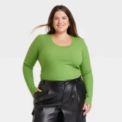 Women's Fine Gauge Scoop Neck Sweater - A New Day™ -A New Day GUEST 59ac6c70 3c7d 4f61 b523 b7459a2faff1