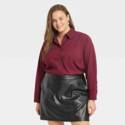 Women's Long Sleeve Relaxed Fit Button-Down Boyfriend Shirt - A New Day™ 10 Women's Long Sleeve Relaxed Fit Button-Down Boyfriend Shirt - A New Day™ -A New Day GUEST 5efaea0b 3457 45a2 85f8 e2ef4a5a93b1