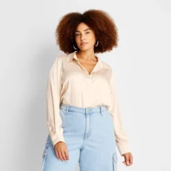 Women's Long Sleeve Button-Front Shirt - A New Day™ 18 Women's Long Sleeve Button-Front Shirt - A New Day™ -A New Day GUEST 61d17851 9aaa 4964 bd5d b758a99c0de3