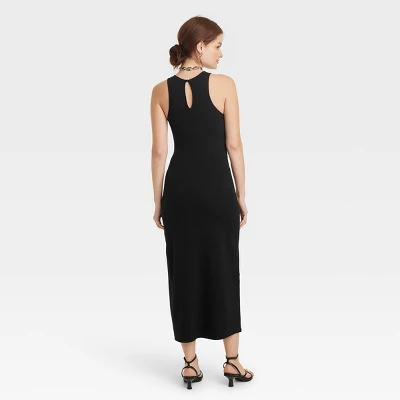 Women's Sleeveless Ponte Racerback Midi Dress - A New Day™ 3 Women's Sleeveless Ponte Racerback Midi Dress - A New Day™