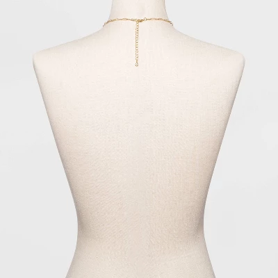 Paper Clip Chain Short Necklace - A New Day™ Gold 4 Paper Clip Chain Short Necklace - A New Day™ Gold - Image 2