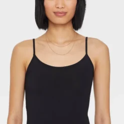 14K Gold Plated Twist And Figaro Chain Faux Duo Necklace - A New Day™ Gold