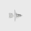 Women's Sterling Silver Cubic Zirconia Stud Earrings - A New Day™ Silver/Clear