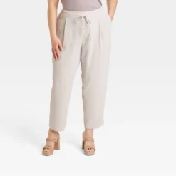 Women's High-Rise Tapered Fluid Ankle Pull-On Pants - A New Day™ Gray 9 Women's High-Rise Tapered Fluid Ankle Pull-On Pants - A New Day™ Gray -A New Day GUEST 6eaead1d b493 48d2 9337 b59a14777c70