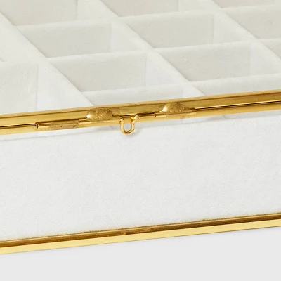 Glass Jewelry Organizer - A New Day™ Gold 5 Glass Jewelry Organizer - A New Day™ Gold - Image 3