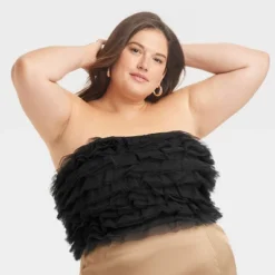 Women's Tiny Tulle Tank Top - A New Day™ -A New Day GUEST 75e7f593 bd97 4fe8 bb28 fd658892128c