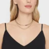 14K Gold Plated Duo Herringbone Chain Necklace Set - A New Day™ -A New Day GUEST 770e2e60 c725 47fc 89a5 0bfd7b483634
