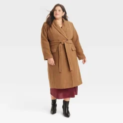 Women's Essential Wool Overcoat Jacket - A New Day™ -A New Day GUEST 7f740cda 7347 45b1 87cb a18aaebb212b