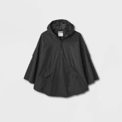 Women's Adaptive Seated Fit Rain Jacket - A New Day™ Black -A New Day GUEST 8f459e11 6871 4feb b23c 8486d355bca5
