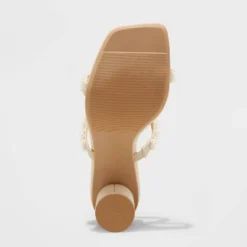 Women's Audra Mule Heels - A New Day™ Cream -A New Day GUEST 94d6f26a 0fc9 47ad 81ca 15d3b019d7d2