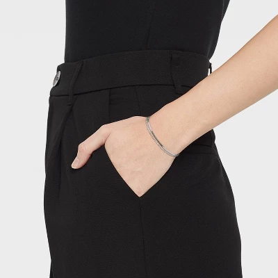 Sterling Silver With Snake Chain And Beaded Chain Bracelet - A New Day™ Silver 3 Sterling Silver With Snake Chain And Beaded Chain Bracelet - A New Day™ Silver