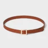 Women's Chunky Center Bar Buckle Belt - A New Day™ Brown -A New Day GUEST a245f3a9 54dd 4475 8939 110ba80eb8d0