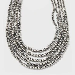 Beaded Multi-Strand Necklace Set 5pc - A New Day™ -A New Day GUEST ac7b8e4f 849e 4d31 b4fa 8dbedbd76a9b