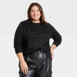 Women's Long Sleeve T-Shirt - A New Day™ -A New Day GUEST ada1eba7 f2f7 4421 8e58 ec296abb3241