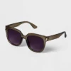 Women's Crystal Square Sunglasses - A New Day™ Olive Green -A New Day GUEST c0668717 01aa 4a8a a327 ca4d4b13ed77