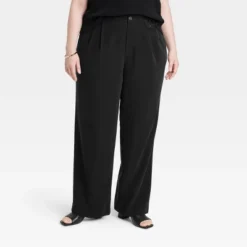 Women's High-Rise Relaxed Fit Full Length Baggy Wide Leg Trousers - A New Day™ 12 Women's High-Rise Relaxed Fit Full Length Baggy Wide Leg Trousers - A New Day™ -A New Day GUEST d3a1c81d 9228 49b1 9990 99f55814bd88
