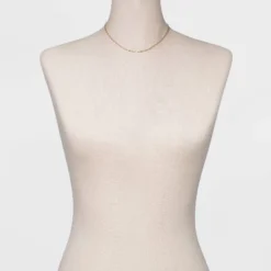 A New Day 23 14K Gold Plated 16" Paperlink Chain Necklace - A New Day™