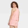 Women's Terry Tank Top - A New Day™ Blush -A New Day GUEST d79032a5 4a60 44d3 8908 8dee2c4791f0