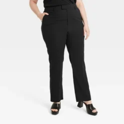 Women's High-Rise Regular Fit Full Length Straight Stovepipe Trousers - A New Day™ 8 Women's High-Rise Regular Fit Full Length Straight Stovepipe Trousers - A New Day™ -A New Day GUEST e430c2d5 08e9 443c 92a9 38c46af89790