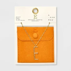 Gold Dipped Scattered Cubic Zirconia Initial Pendant Necklace - A New Day™ Gold -A New Day GUEST e7c08c94 90d4 4d12 a2bf 66e38913b1bd